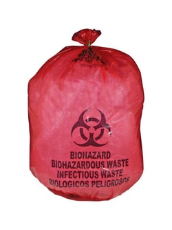 Cenmed™ 44 Gallon Infectious Waste Bag Liners, Red, 38 x 45 in.